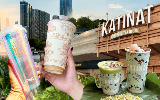 Ly cầu vồng Katinat, trà sữa Katinat, Highlands Coffee, nhạc đồng bộ chuỗi